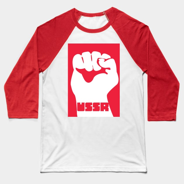 USSR Baseball T-Shirt by nickemporium1
